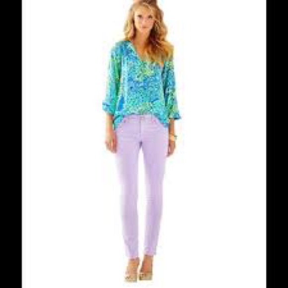 Lilly Pulitzer Denim - Lily Pulitzer Worth Skinny Jeans - Iced Lilac